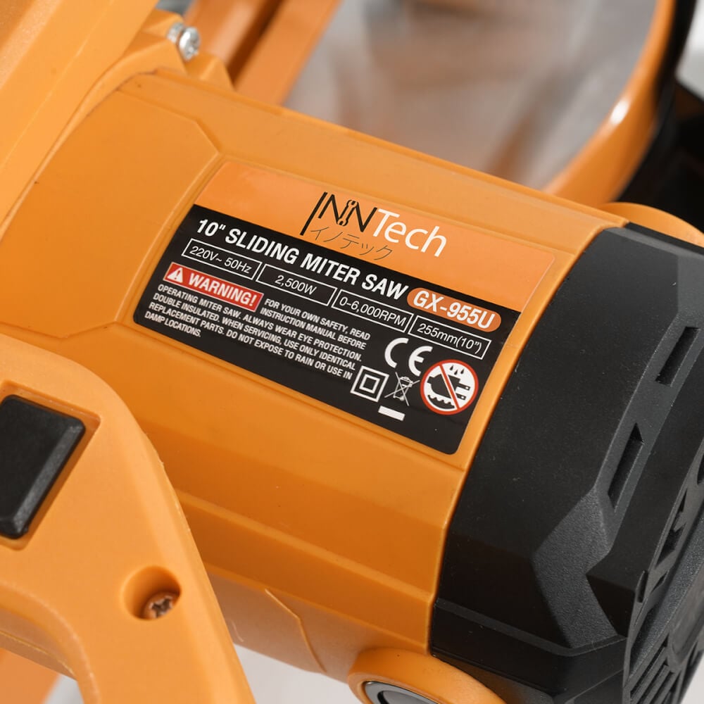 เครื่องเลื่อยองศา InnTech รุ่น GX-955U 10 นิ้ว 2,500 วัตต์